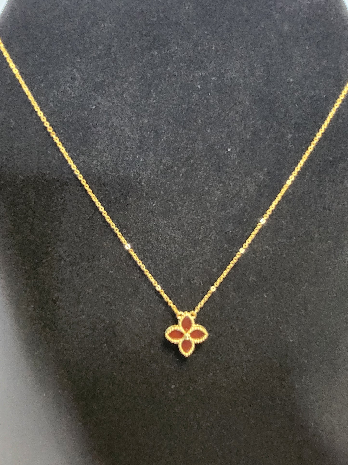 18K Gold Vermeil Mop Necklace